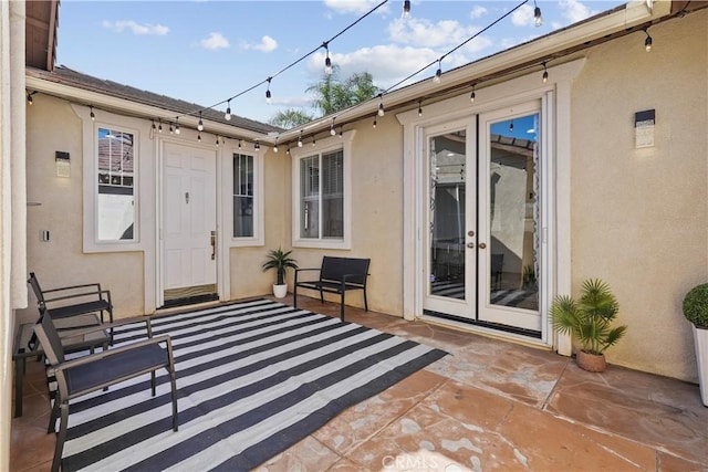 view of patio / terrace with french doors