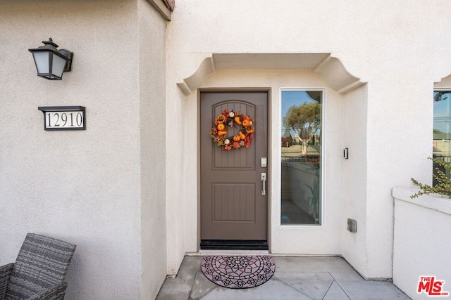 view of entrance to property