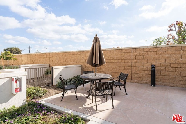 view of patio / terrace