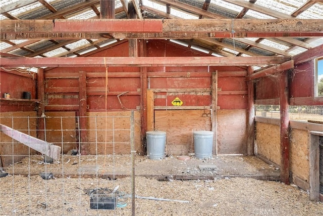 view of horse barn