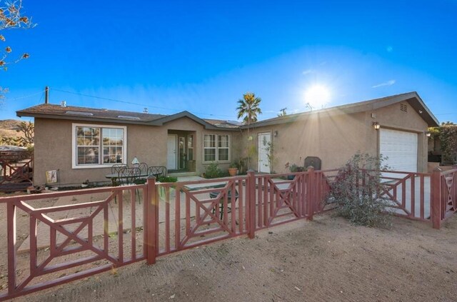 ranch-style house with a garage