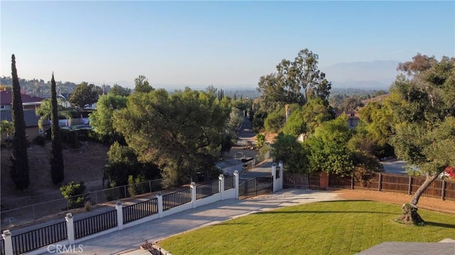 view of home's community featuring a yard