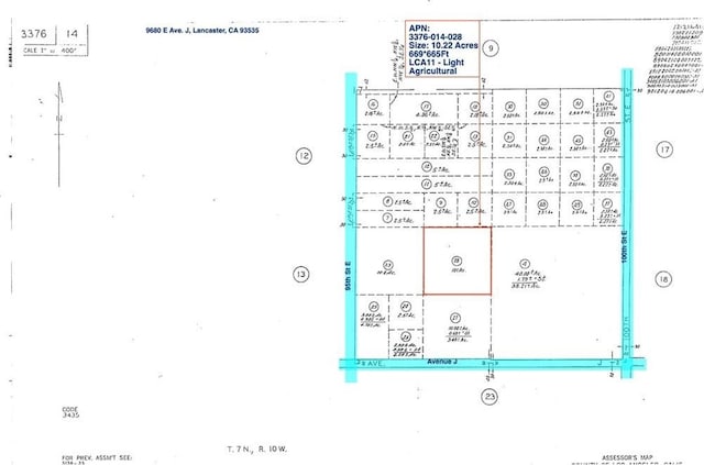 9680 E E Ave Unit J, Lancaster CA, 93535 land for sale