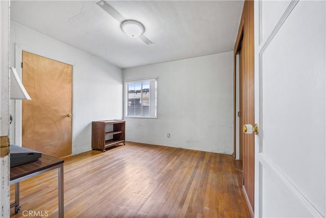 interior space with wood-type flooring