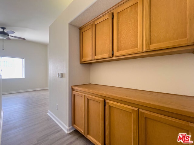 hallway featuring light hardwood / wood-style flooring