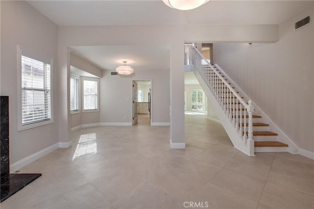 view of unfurnished living room