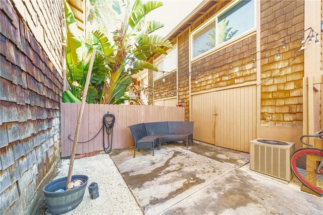 view of patio / terrace with cooling unit