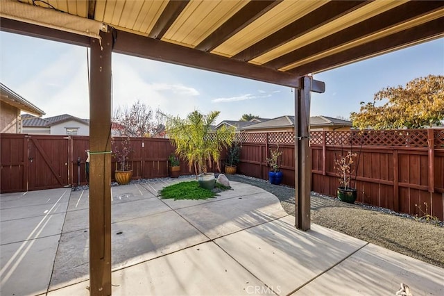 view of patio