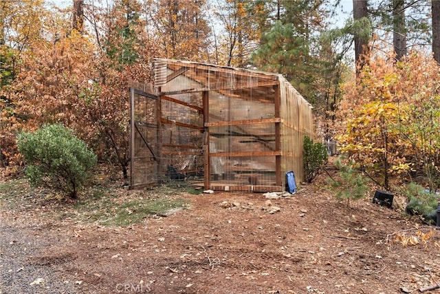 view of outbuilding