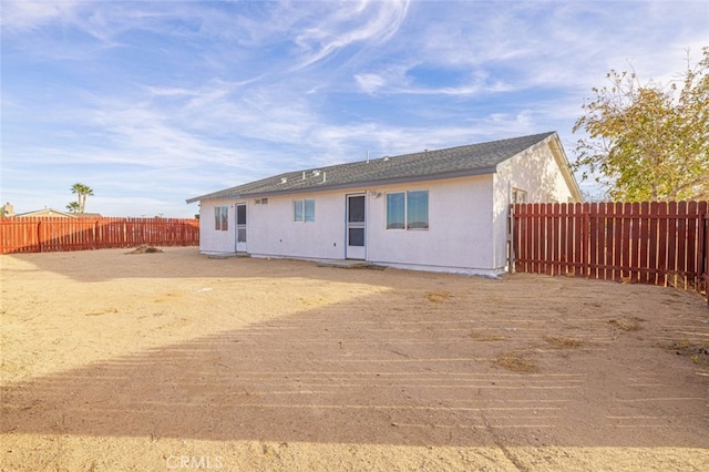 view of rear view of property