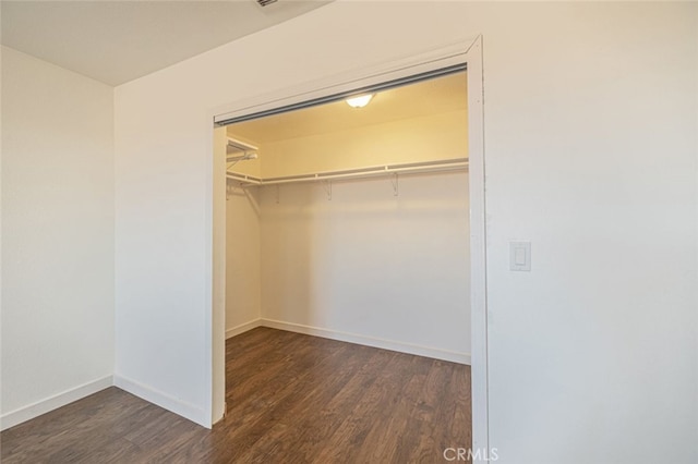 view of closet