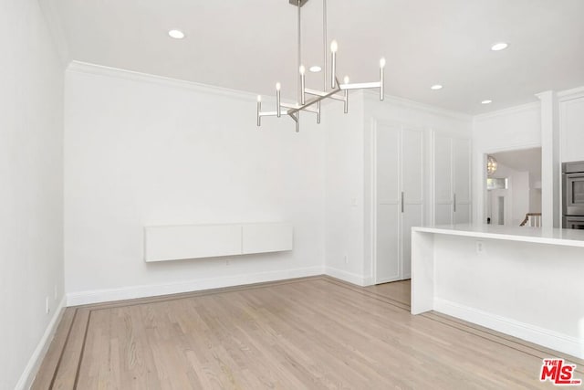 interior space featuring light wood-type flooring