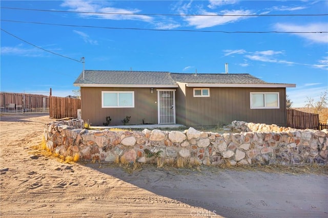 view of ranch-style house