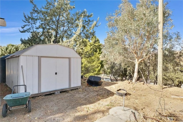 view of outbuilding