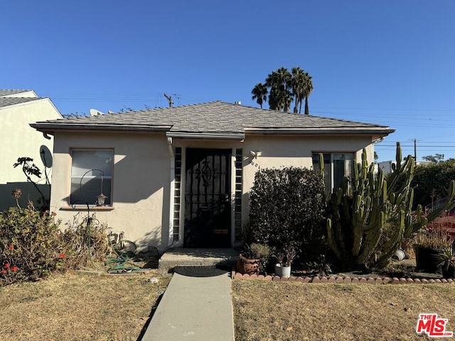 view of front of home