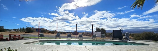 view of pool