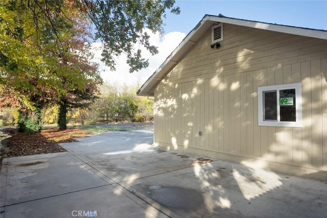 view of home's exterior featuring a patio