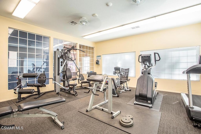 view of exercise room