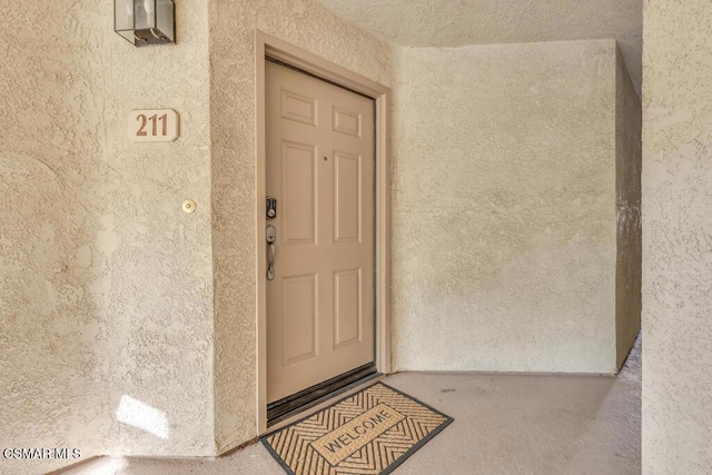 view of entrance to property