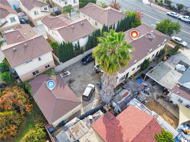 aerial view featuring a residential view