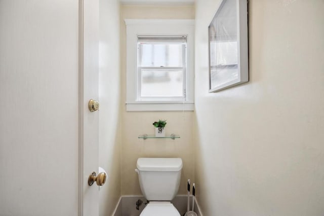 bathroom with toilet