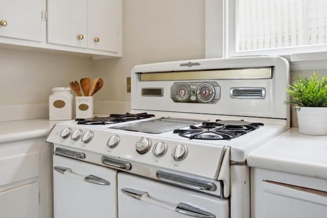 interior details with white cabinetry