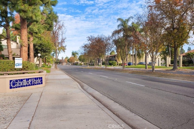 view of street