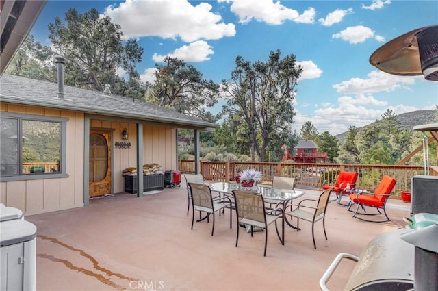 view of patio / terrace with outdoor dining area
