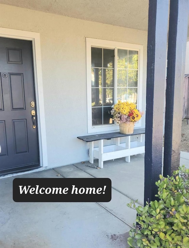 view of entrance to property