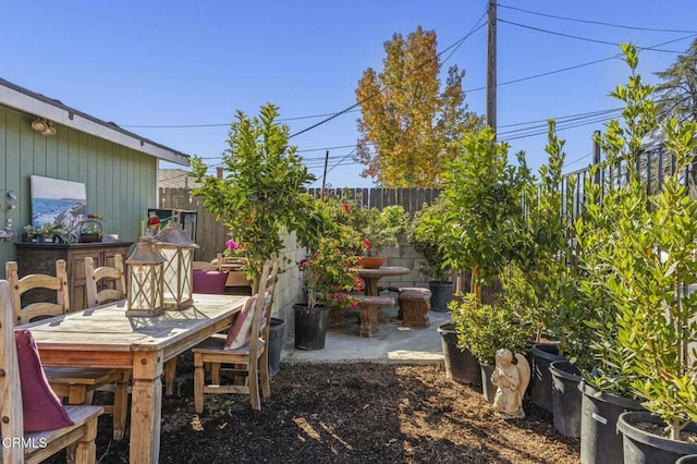 view of patio