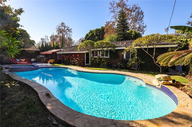 view of swimming pool