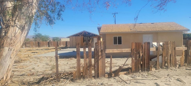 view of rear view of house