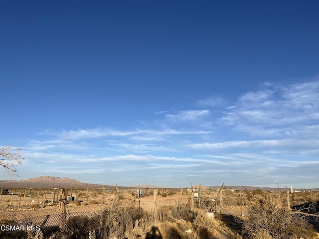 mountain view with a rural view