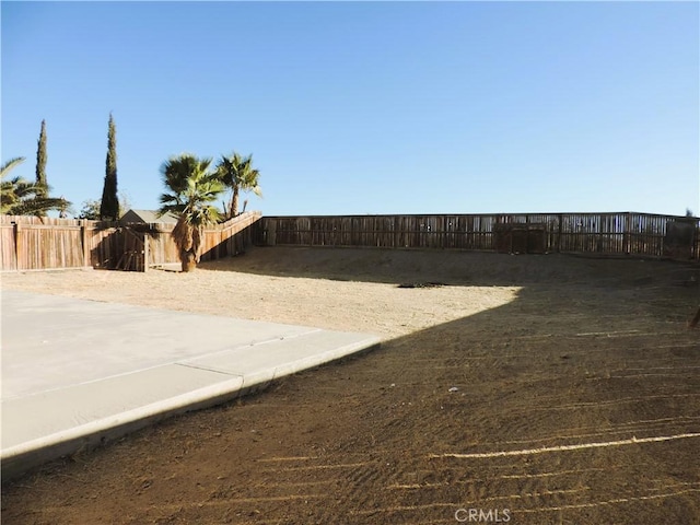 view of yard featuring a patio area