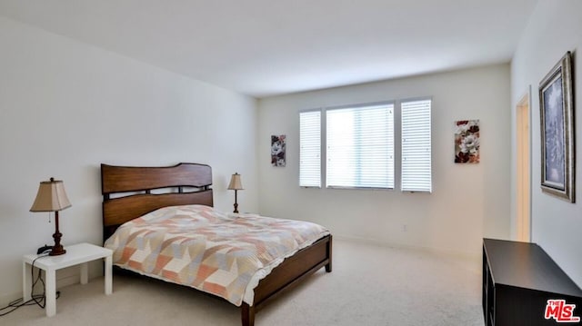 bedroom with carpet flooring