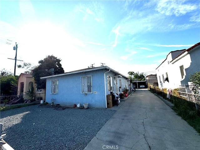 view of front of home