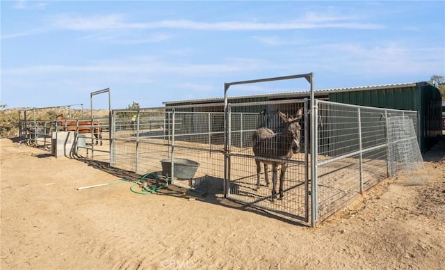 view of stable