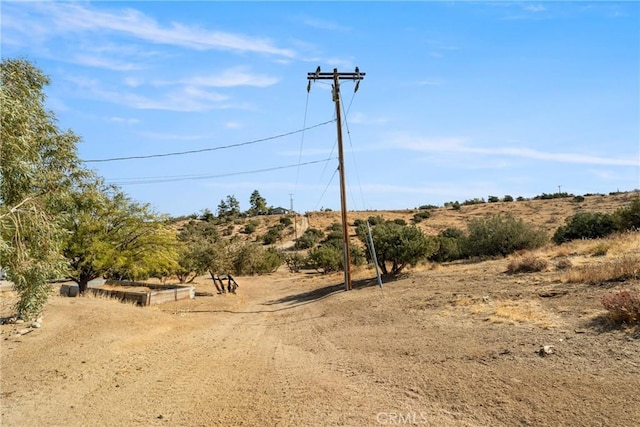 view of local wilderness with a rural view