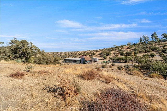 view of landscape with a rural view