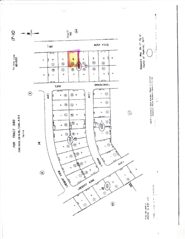 1959 Sea View Dr, Salton City CA, 92274 land for sale