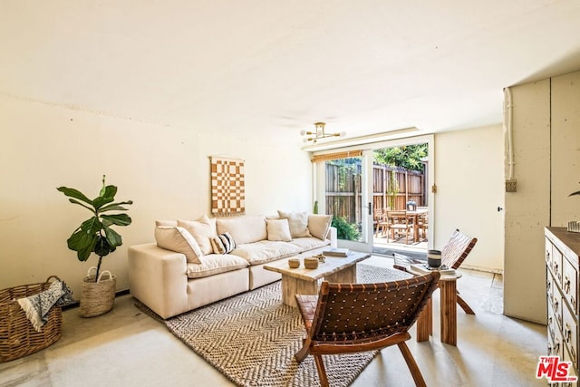 view of living room