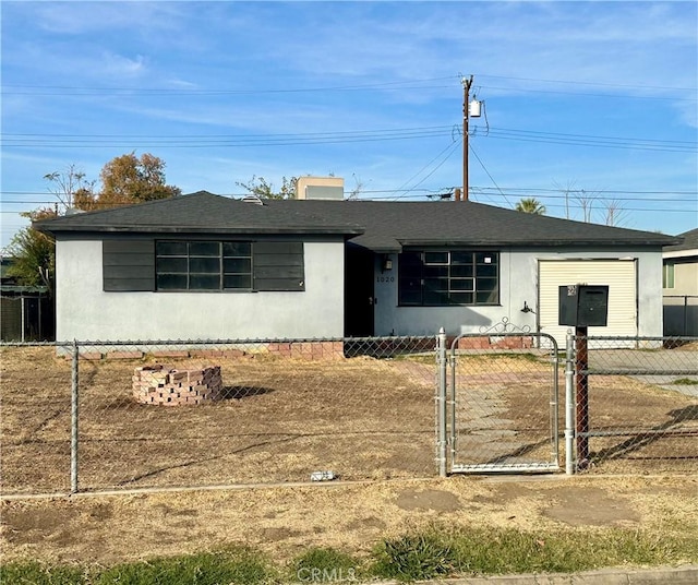 view of ranch-style home