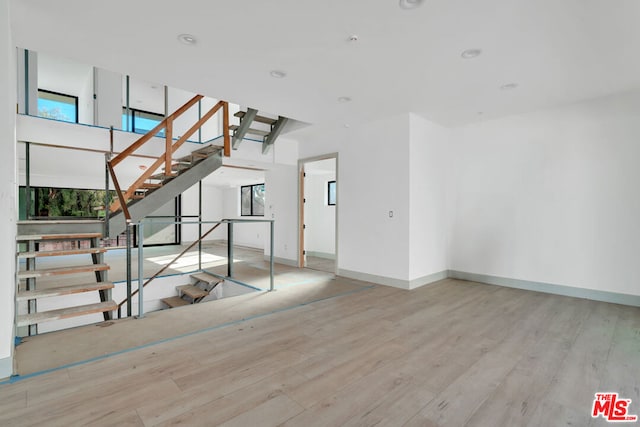 interior space featuring hardwood / wood-style flooring