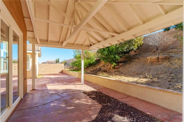 view of patio / terrace