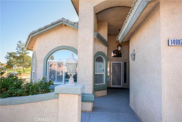 view of property entrance