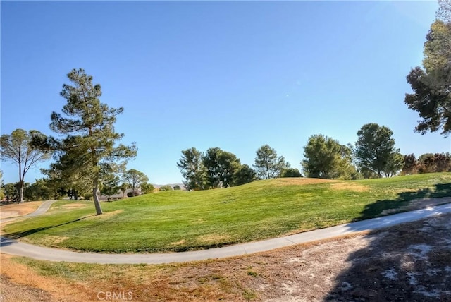 view of home's community featuring a lawn