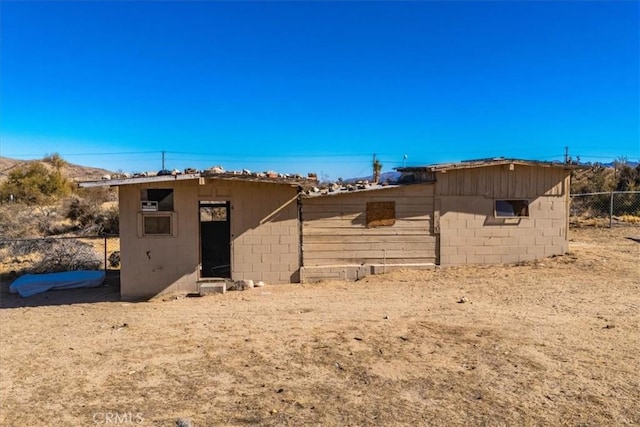 view of rear view of property