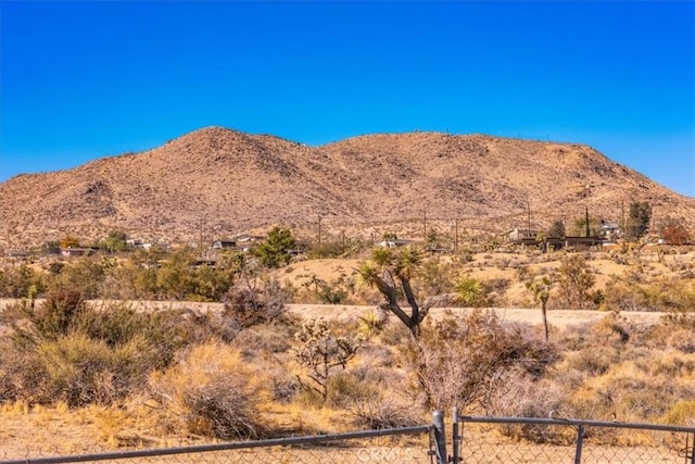 view of mountain feature