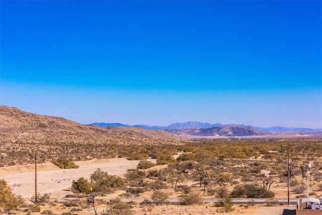 view of mountain feature