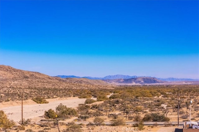 view of mountain feature